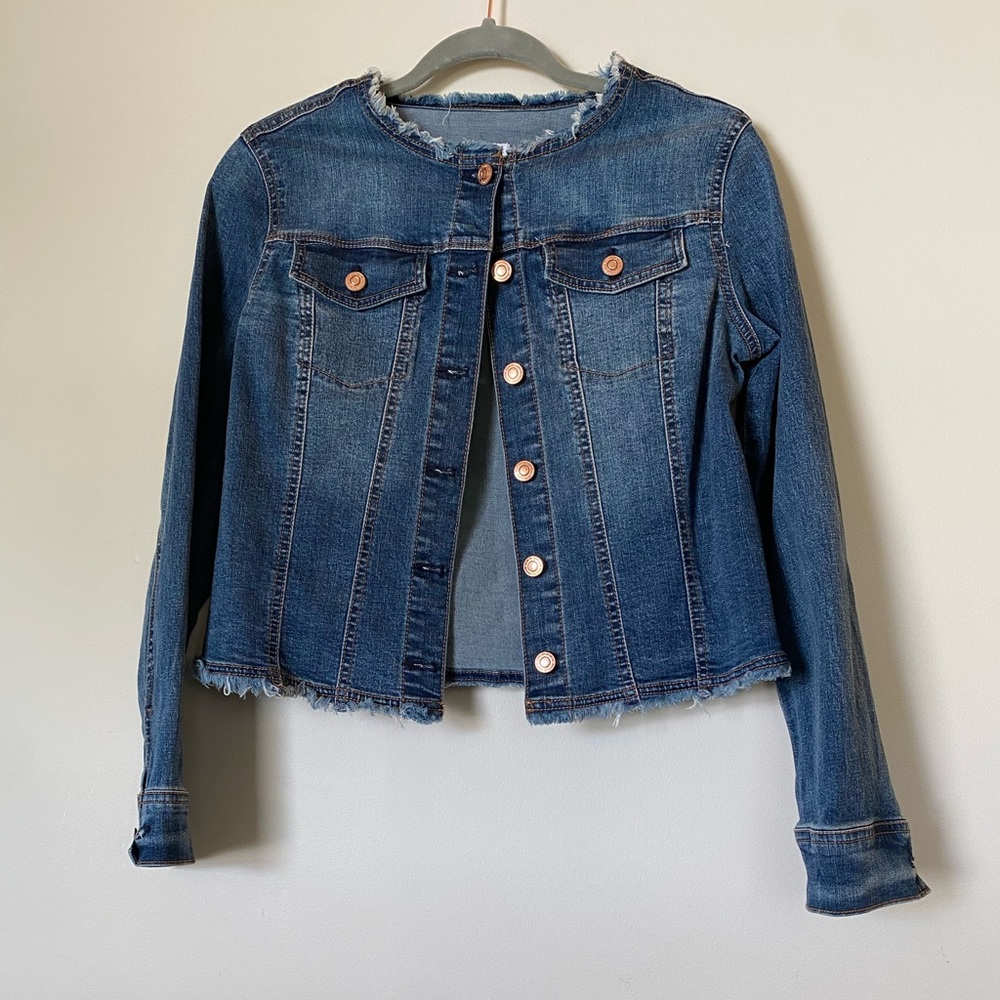 Distressed Jean Jacket